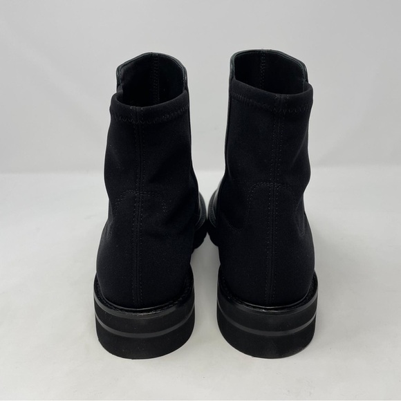 Stuart Weitzman 5050 Lift Black Leather Booties - new - Picture 7 of 12